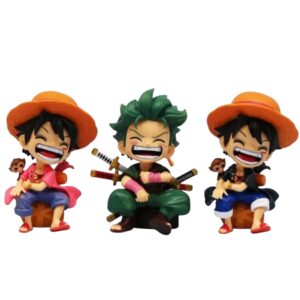 GASHAPONES ONE PIECE 3PCS SET SIZE 12 CM #2