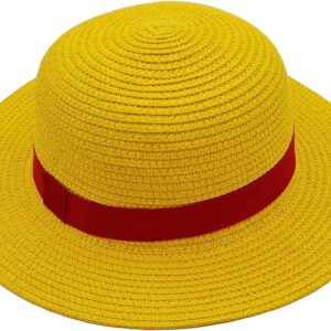 SOMBRERO ONE PIECE PAJA LUFFY AMARILLO