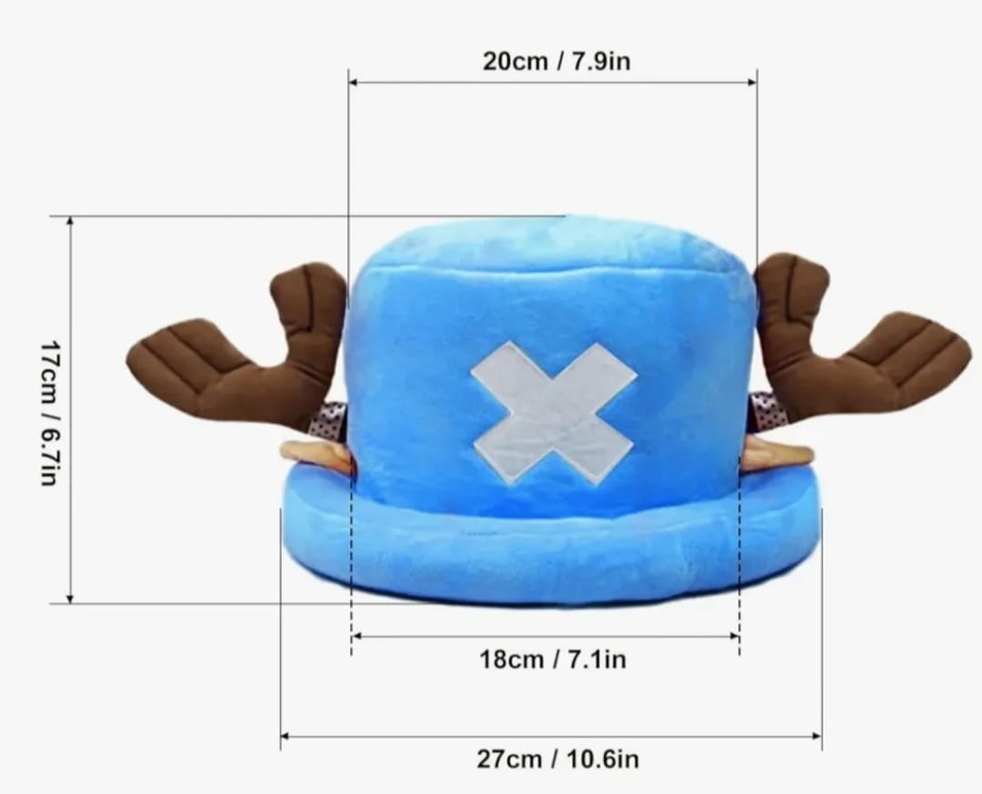 GORRO ONE PIECE TONY CHOPPER AZUL