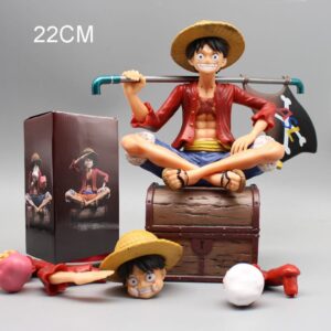 FIGURA ONE PIECE LUFFY 22 CM 8 PIEZAS CON CAJA