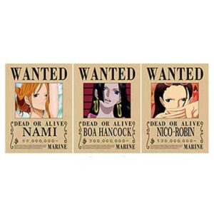 POSTER LENTICULAR ONE PIECE 3 DISEÑOS EN 1 #01 - 40X30 CM