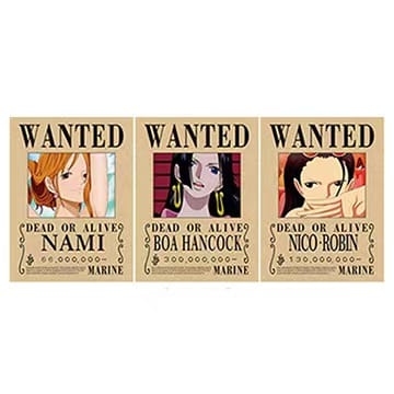 POSTER LENTICULAR ONE PIECE 3 DISEÑOS EN 1 #01 - 40X30 CM