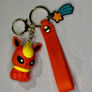 LLAVERO GOMA POKEMON - FLAREON #05