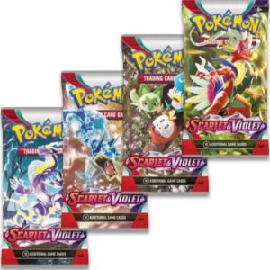 TRADING CARD POKEMON SCARLET Y VIOLET BLISTER CON 36 SOBRES