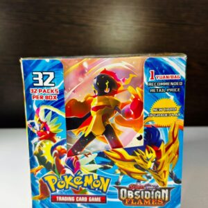 TRADING CARD POKEMON OBSIDIAN FLAMES EN CAJA CON 32 SOBRES