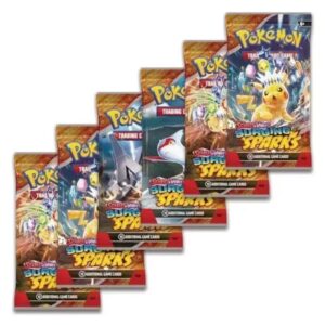 TRADING CARD POKEMON SURGING SPARKSEN BLISTER CON 36 SOBRES