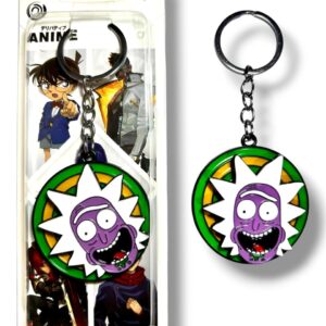 LLAVERO METAL GIRATORIO RICKY MORTY #02