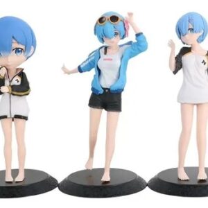 GASHAPONES RE ZERO 3PCS SIZE 15 CM