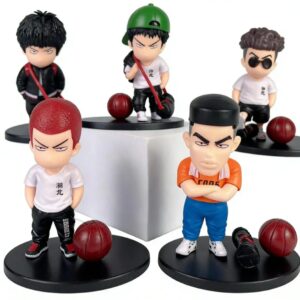 GASHAPONES SLAM DUNK 5PCS PVC HARD TOY WITH BASE OPP PACKING SIZE 8.5CM