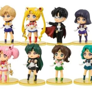 GASHAPONES SAILOR MOON 8PCS SIZE 8 CM