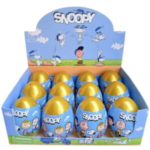 HUEVOS SORPRESA COLECCIONABLES SNOOPY 12 PCS