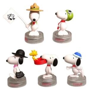 GASHAPONES SNOOPY 5PCS 5 CM