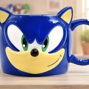 TAZA 3D CERÁMICA SONIC CON CAJA