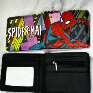 BILLETERA SPIDERMAN ARAÑA CUERO SINTETICO