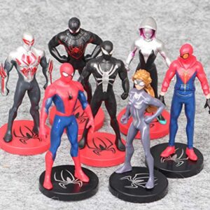 GASHAPONES SPIDERMAN 5PCS SIZE 5-7 CM